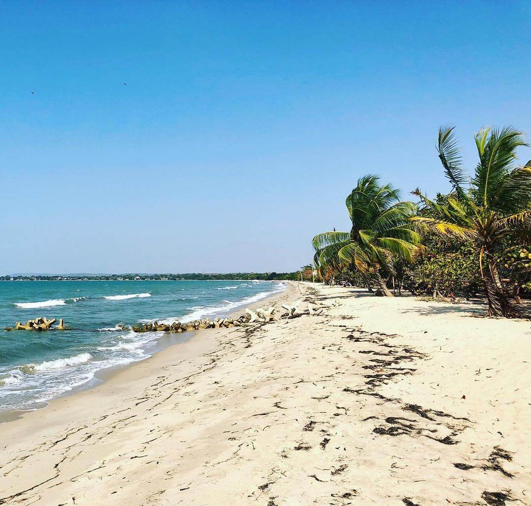 Playa cerca a Cartagena