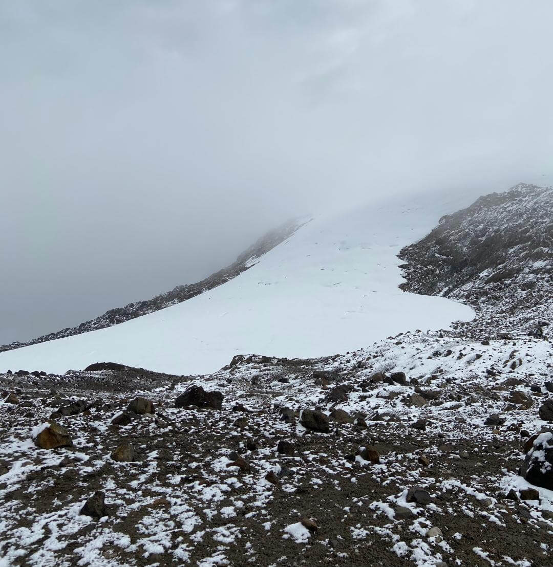 Nevado Santa Isabel cima norte