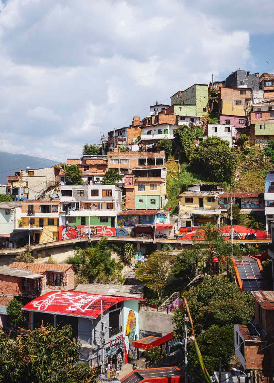 Casas de la Comuna 13 de Medellín