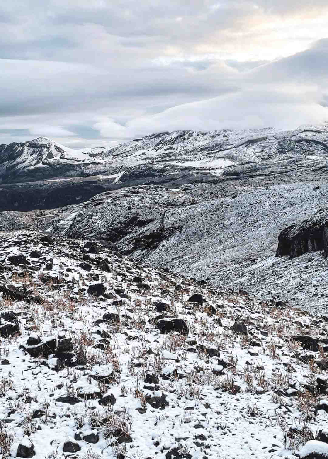 Panorámica del Nevado del Ruiz
