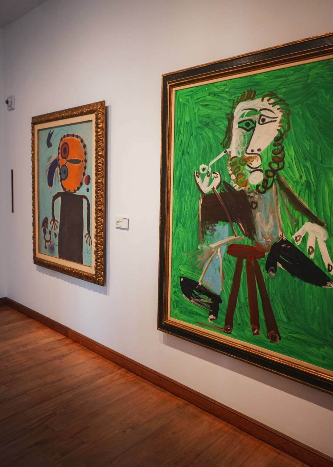 Pinturas de Joan Miró y Pablo Picasso en el Museo Botero de Bogotá