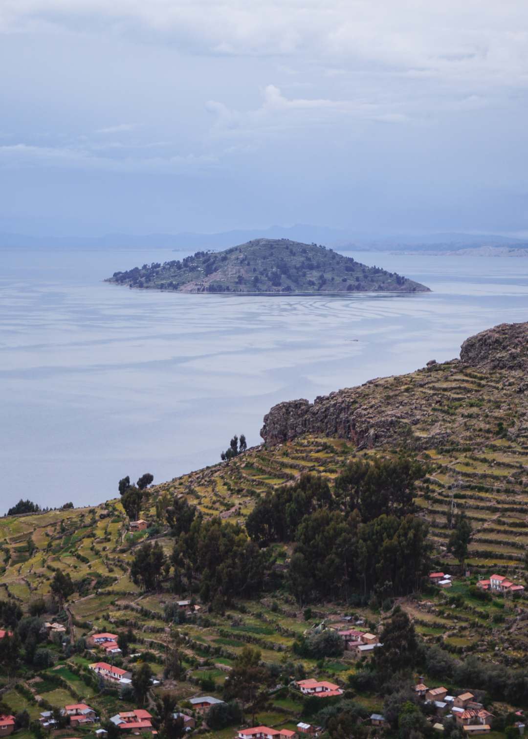 Isla Taquile vista desde Amantaní