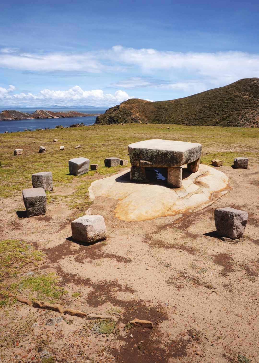 Mesa Ceremonial Inca en la Isla del Sol