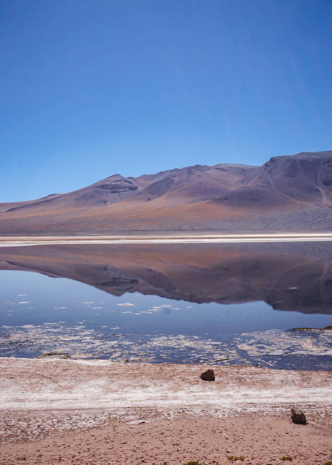 Laguna Negra del desierto de Atacama en Chile América del Sur