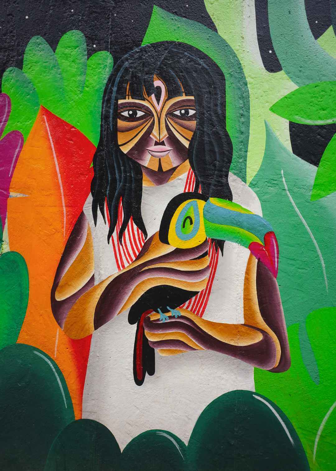 Muralismo en Minca Magdalena Colombia