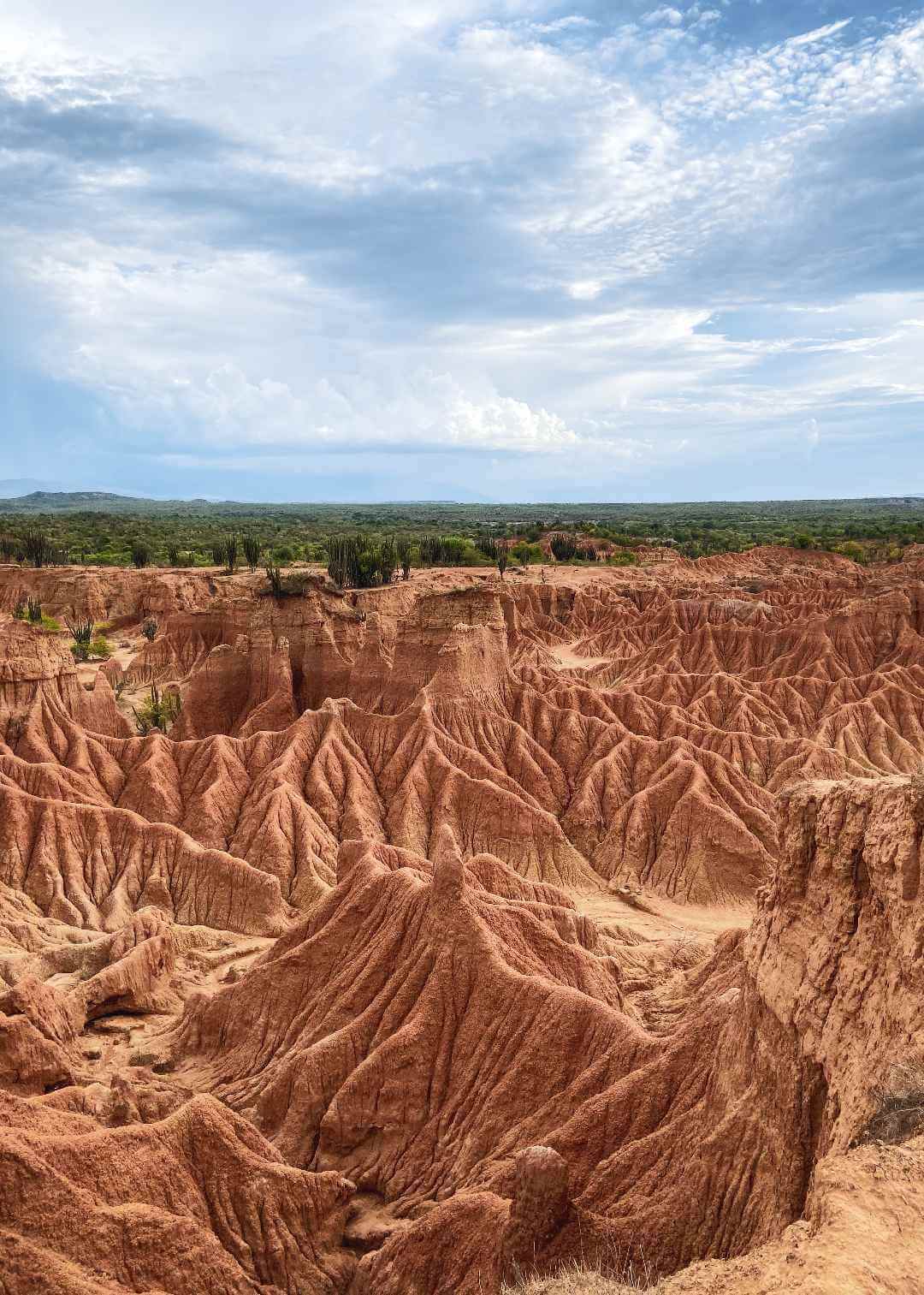 Desierto rojo en Colombia