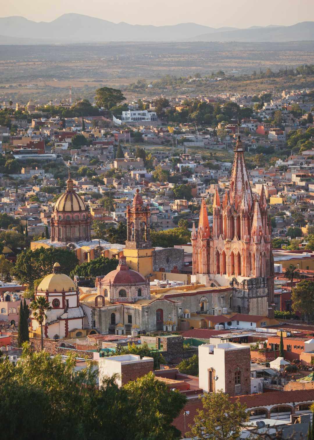 Panorámica desde el Mirador San Miguel de Allende
