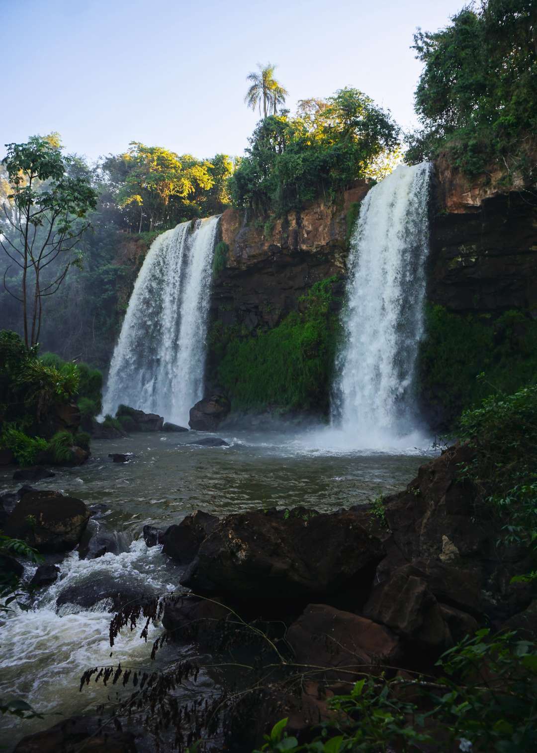 Salto las gemelas lado argentino