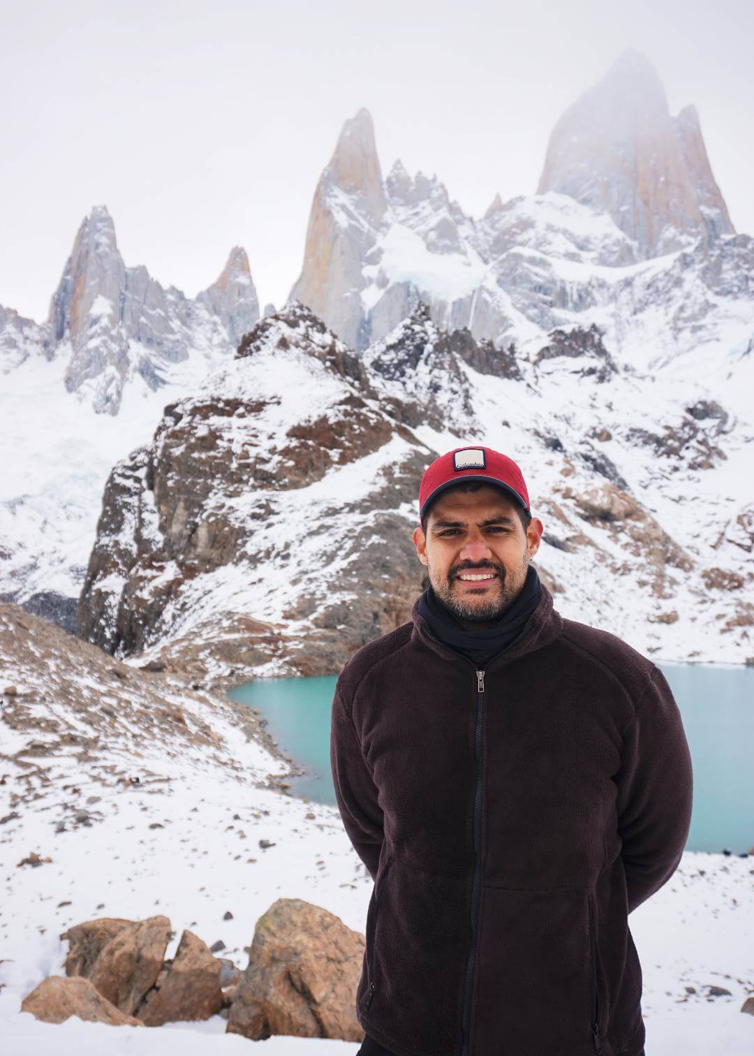 Mauricio, Cofundador de Travelgrafía en el Cerro Fitz Roy