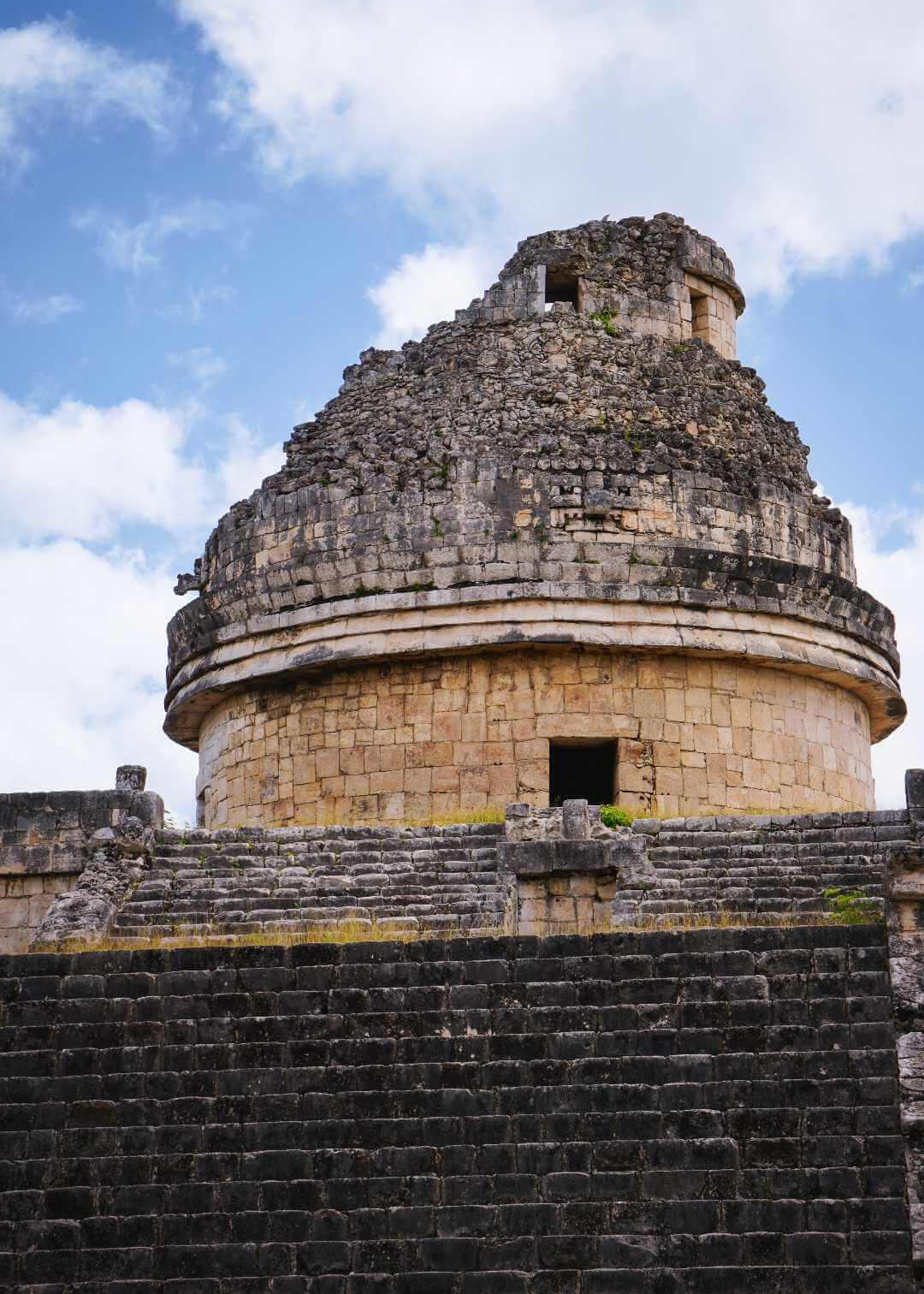 Cúpula del observatorio de Chichén Itzá