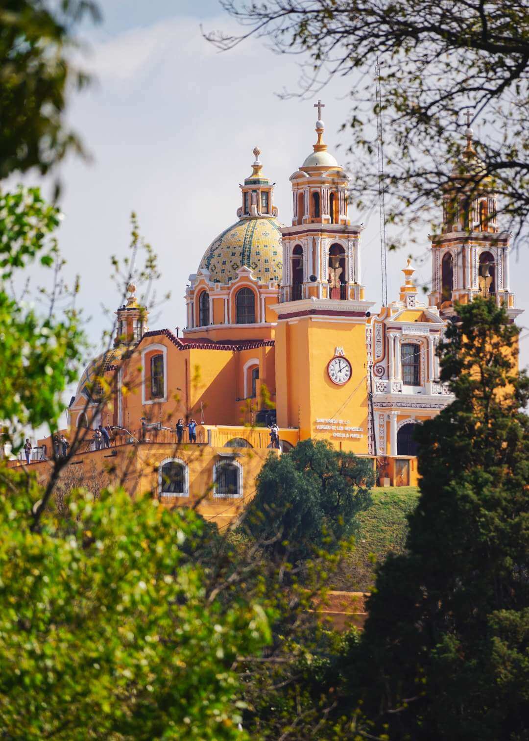 Iglesia en La Gran Pirámide de Cholula