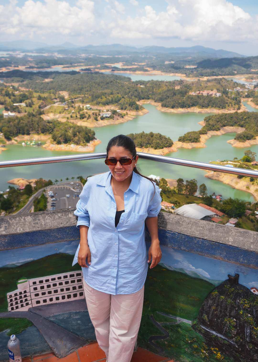 Viewpoint of the Piedra del Peñol Antioquia