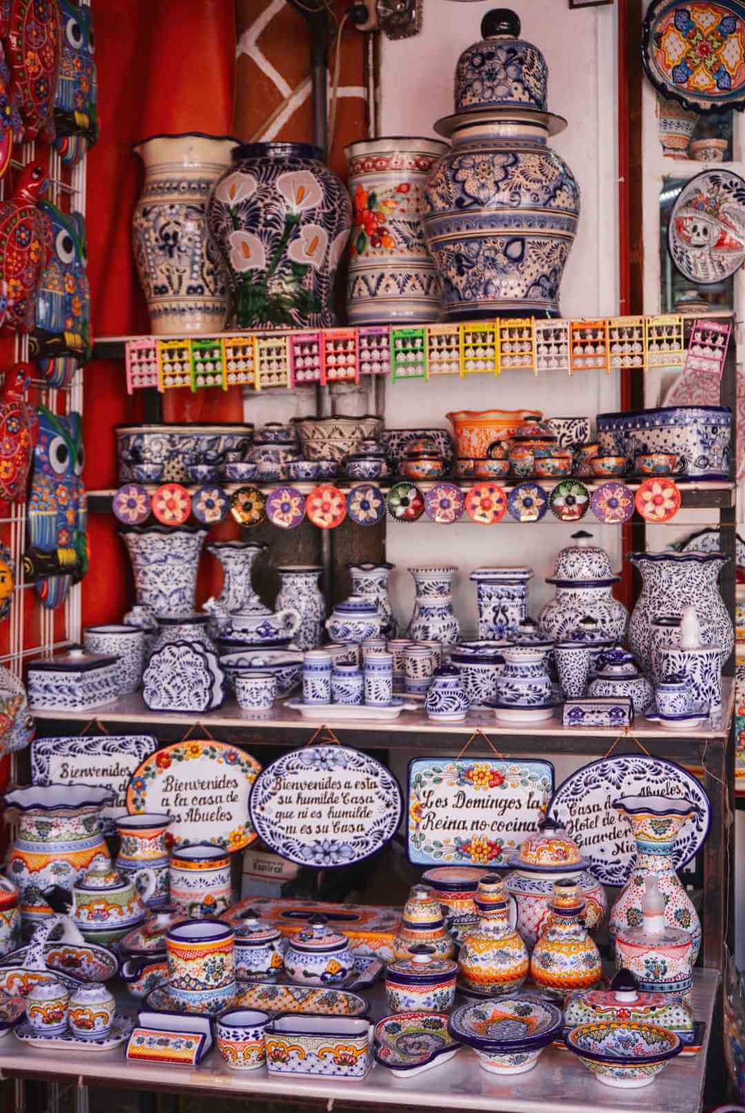 Talavera en Mercado El Parián