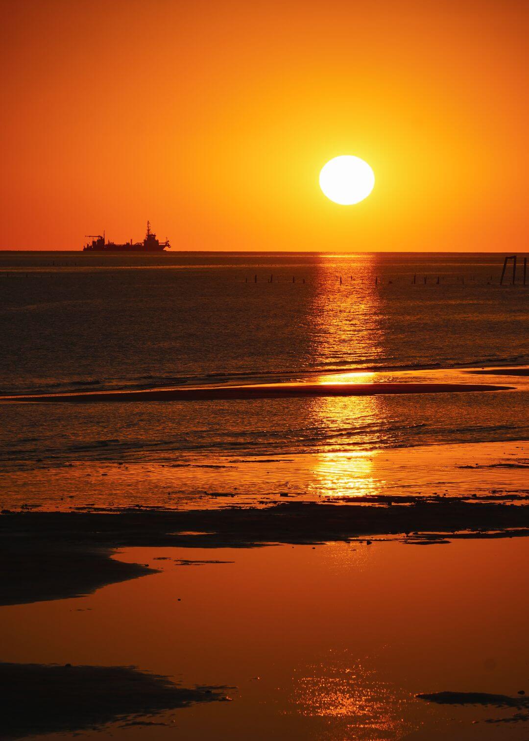 Atardecer desde la Rambla de Colonia de Sacramento