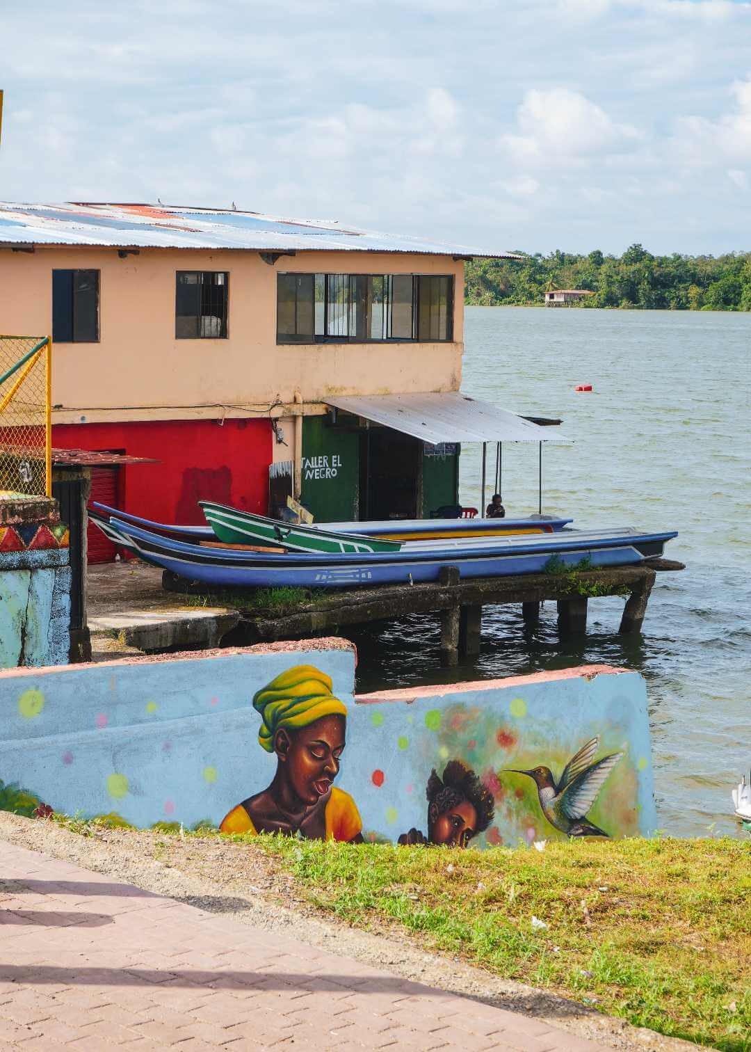 Casa al lado del río Guapi