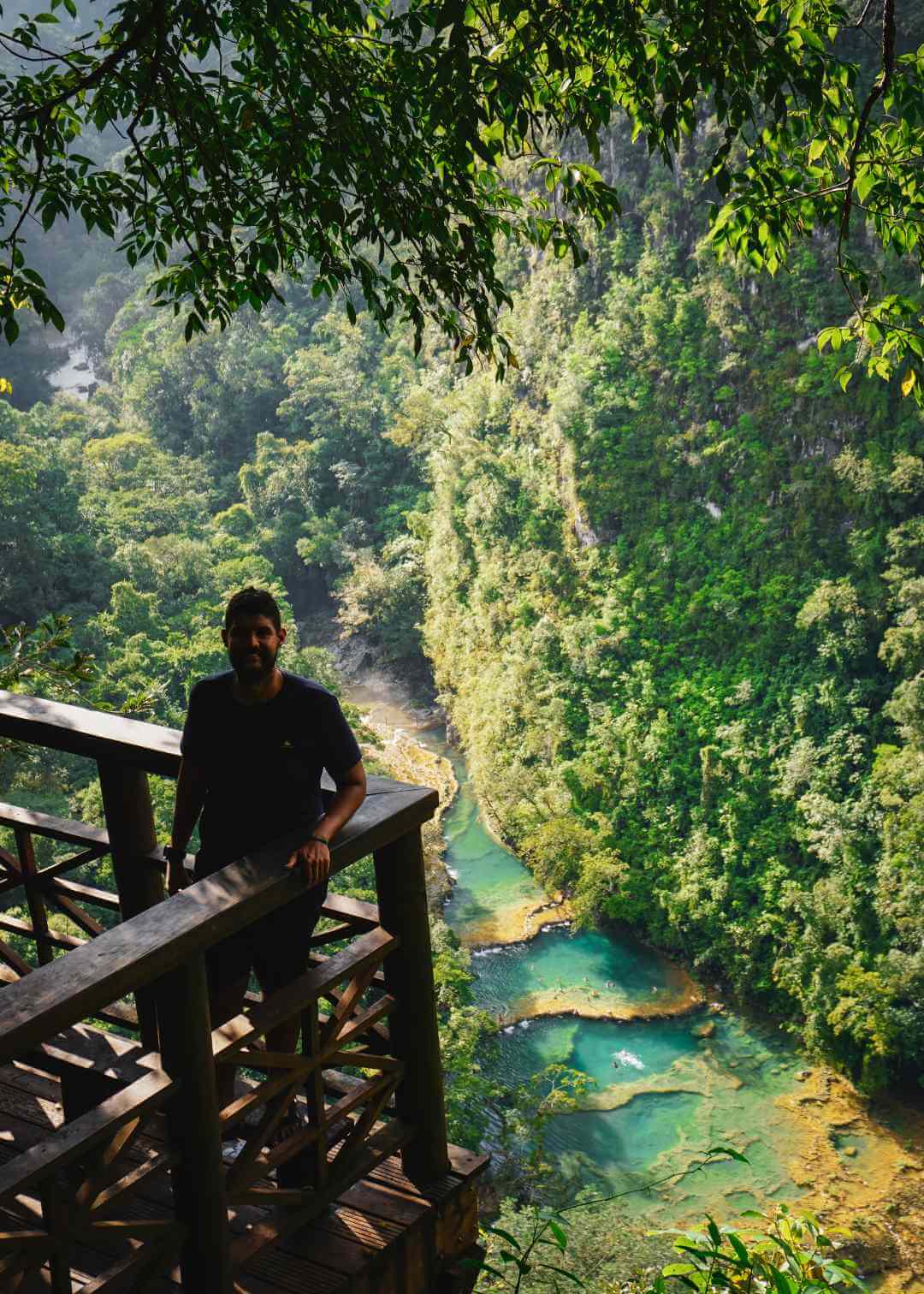 Cofundador de Travelgrafía en el Mirador de Semuc Champey