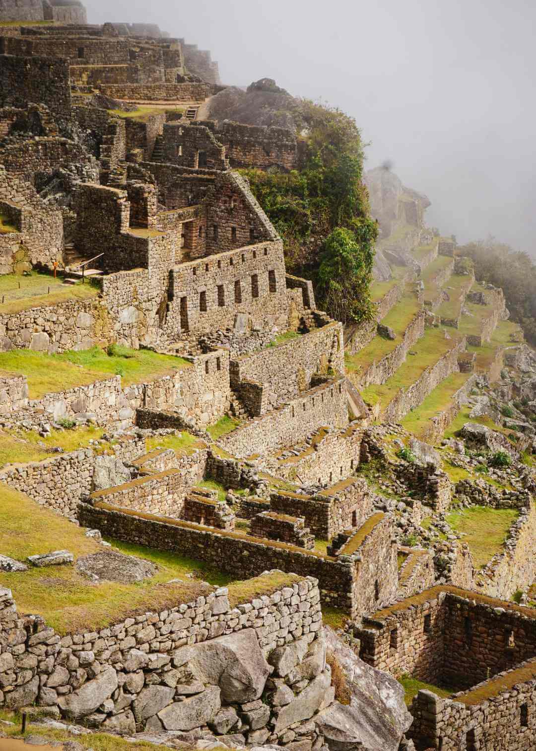 Zona urbana de la ciudadela Inka