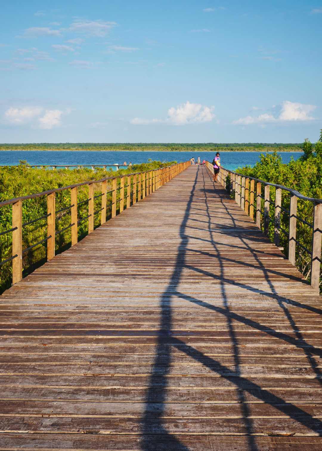 Muelle ecoparque de la Laguna de Bacalar