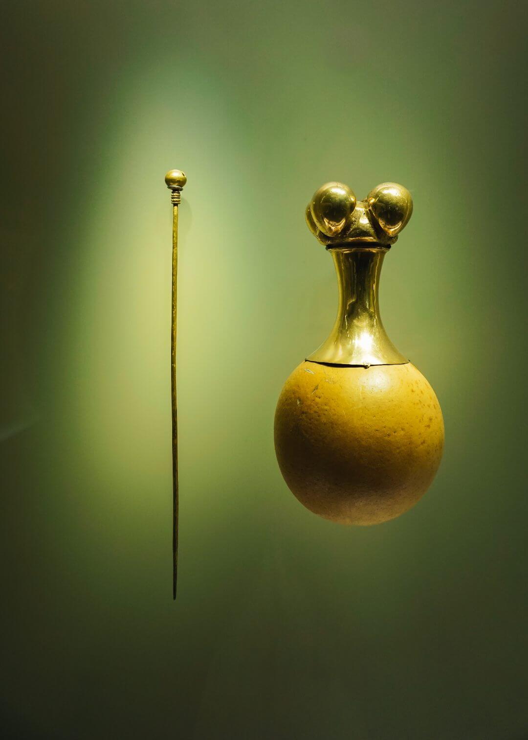 Poporo Quimbaya en el Museo del Oro de Bogotá