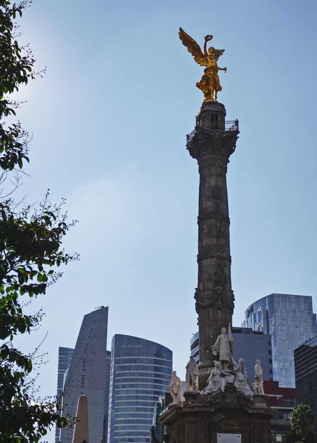 Ángel de la Independencia en el Paseo de la Reforma