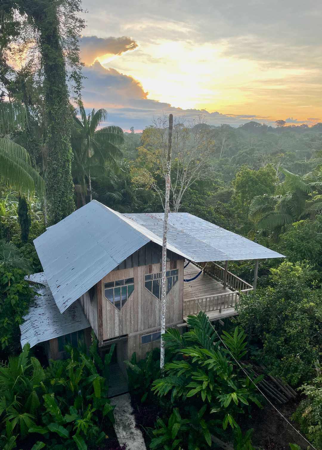 Hospedaje en la selva del Amazonas