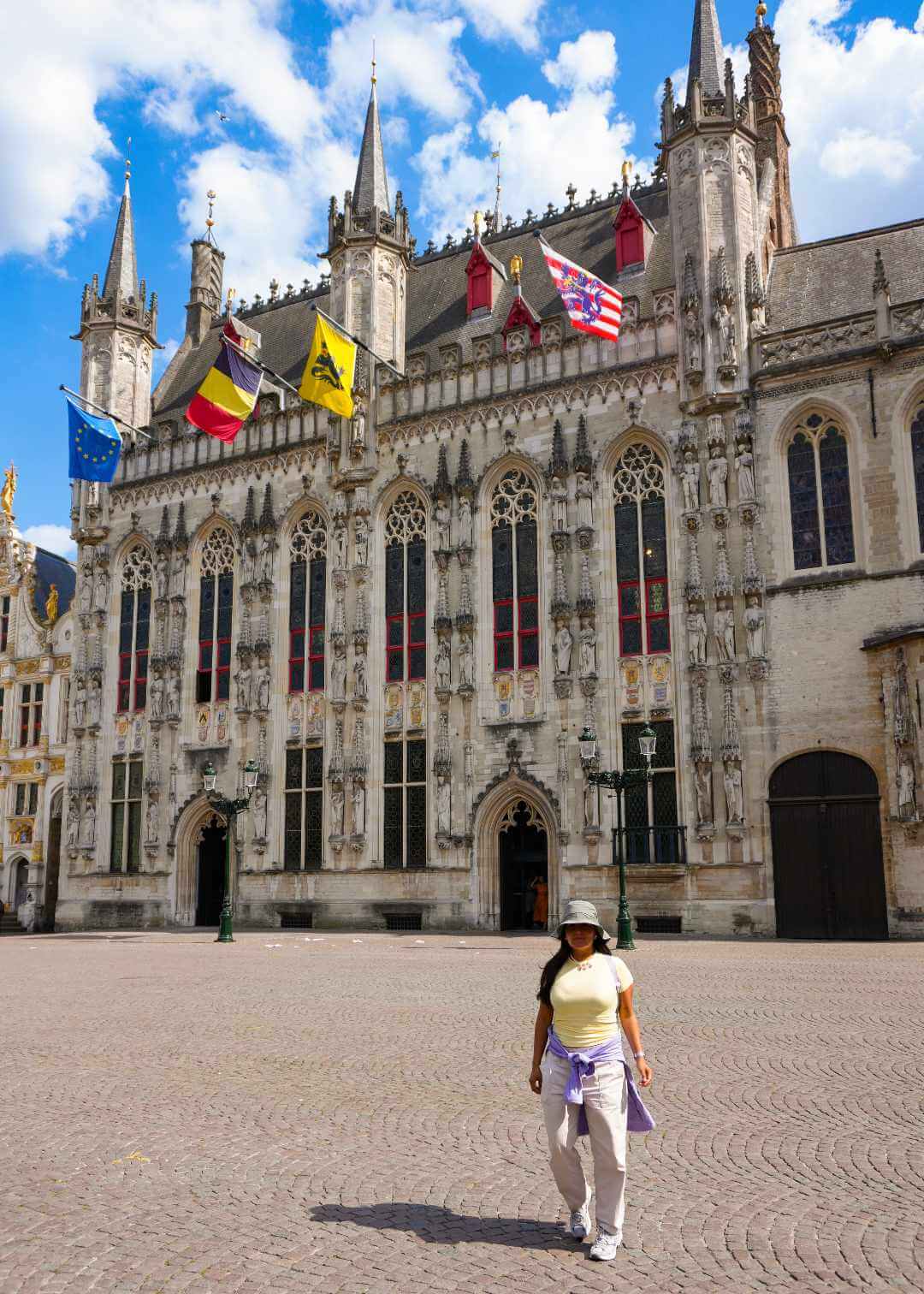 Diana en el Ayuntamiento de Brujas