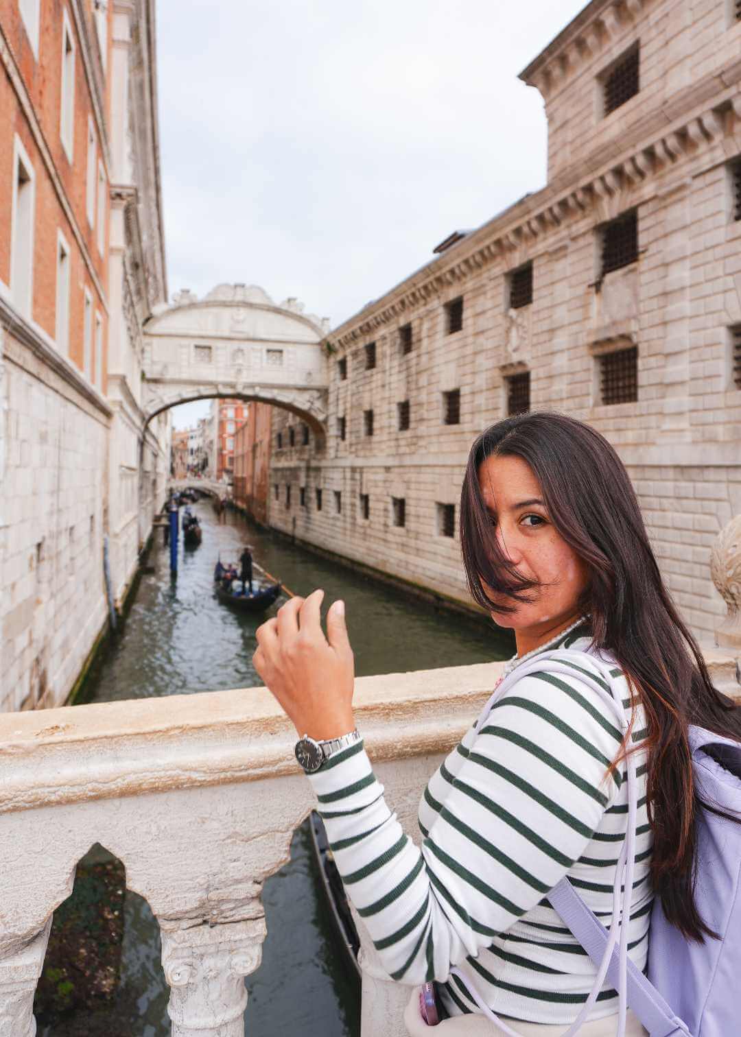 Diana frente al Puente de los Suspiros