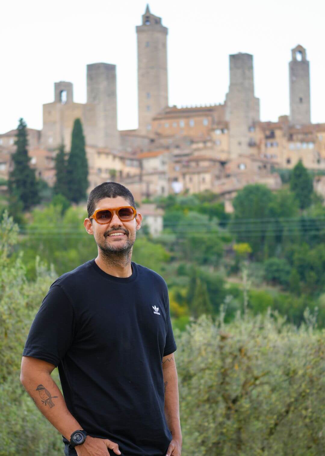 Mauricio en San Gimignano
