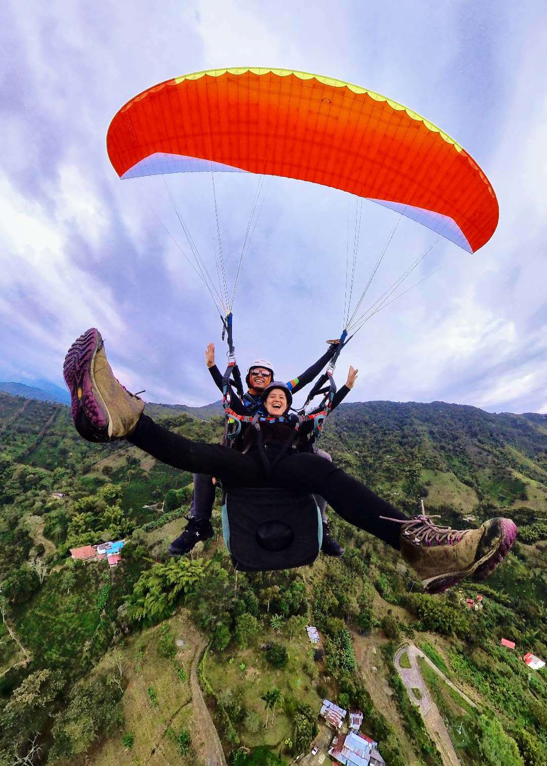Diana en parapente Buenavista