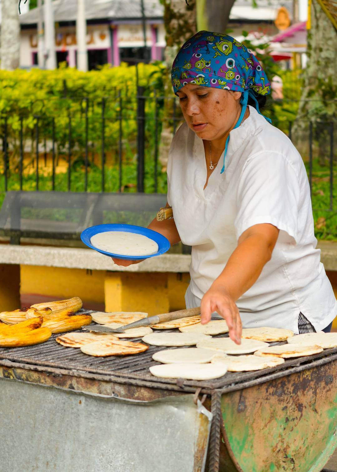 Puesto de arepas