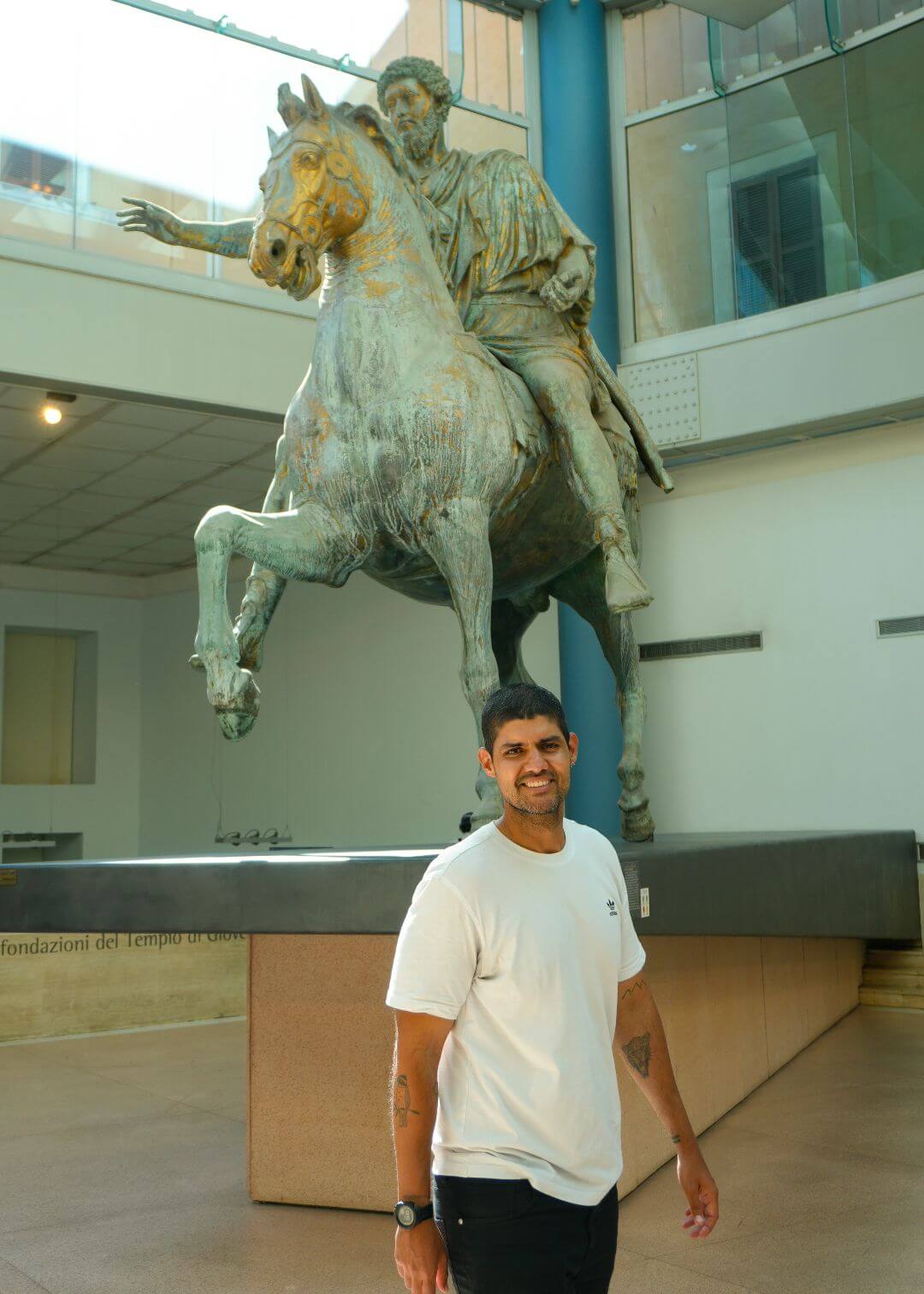 Mauricio en los Museos Capitolinos
