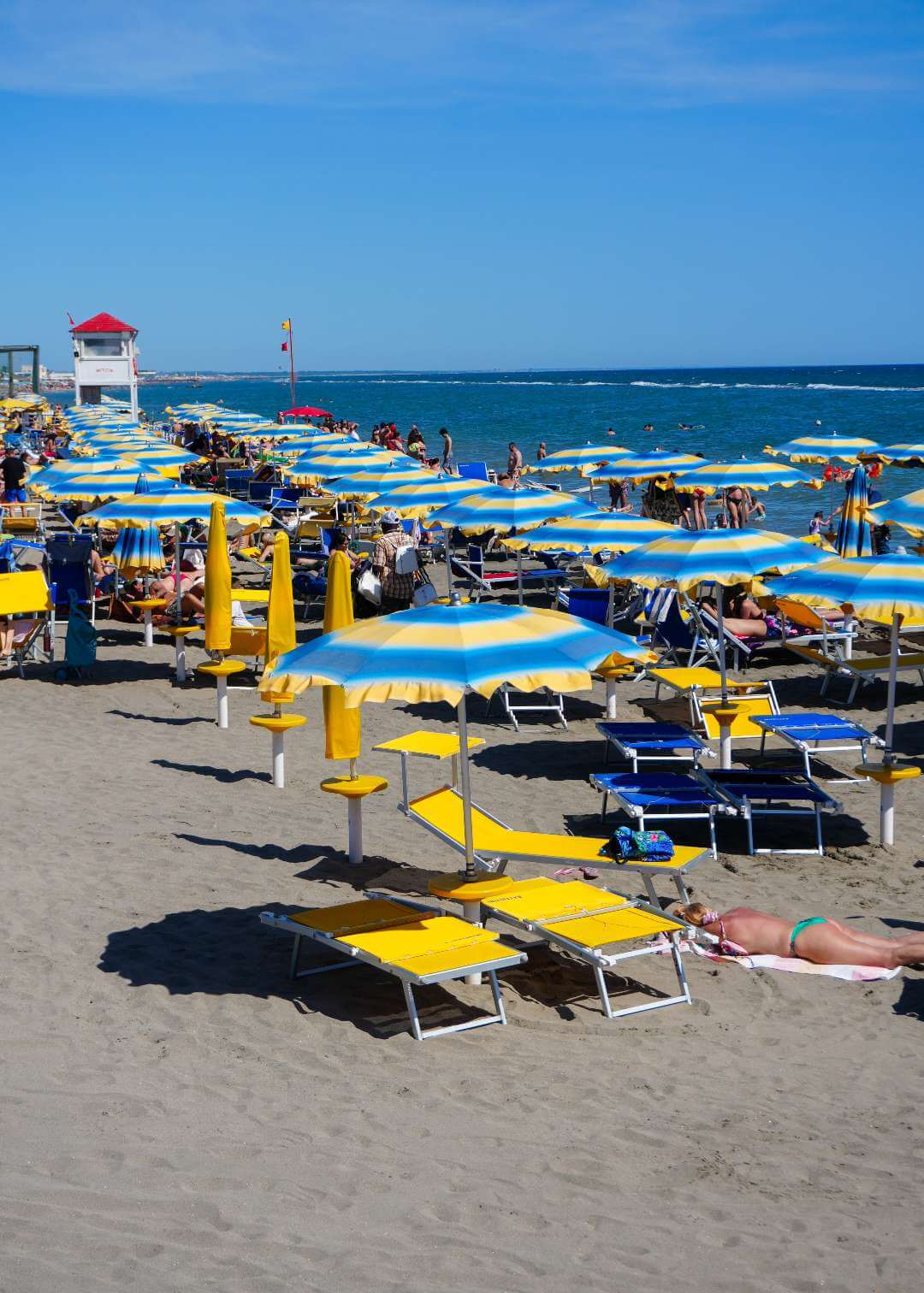 Playa de Ostia cerca a Roma