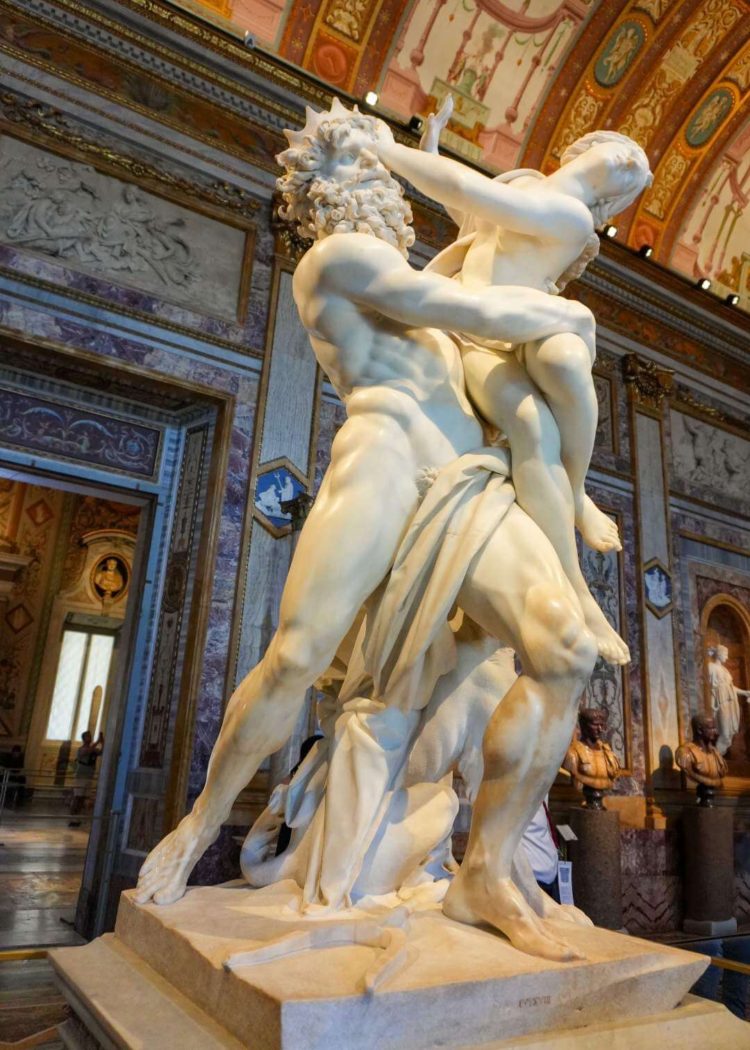 Rapto de Proserpina Galería Borghese