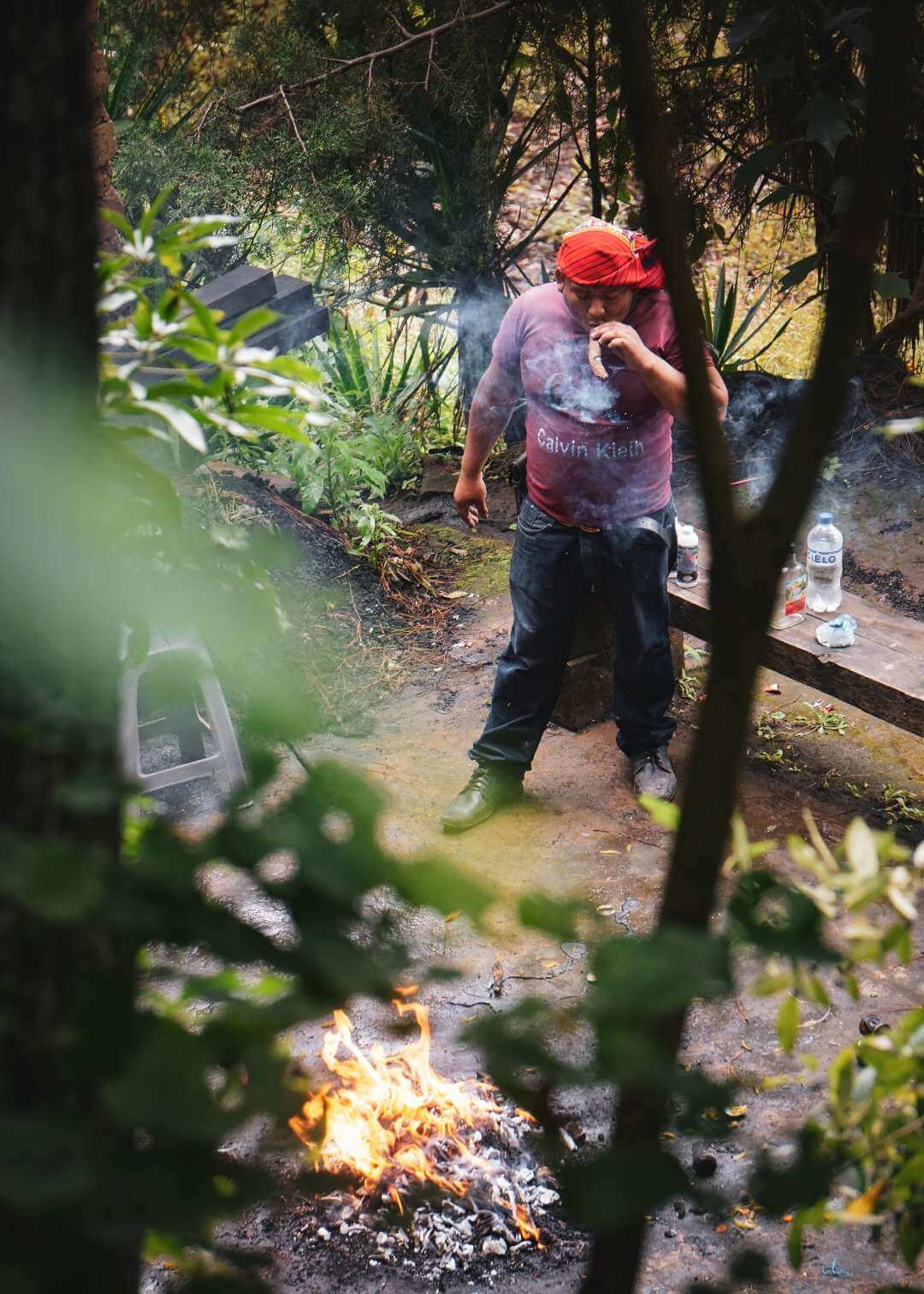 Chaman en Chichicastenango Guatemala