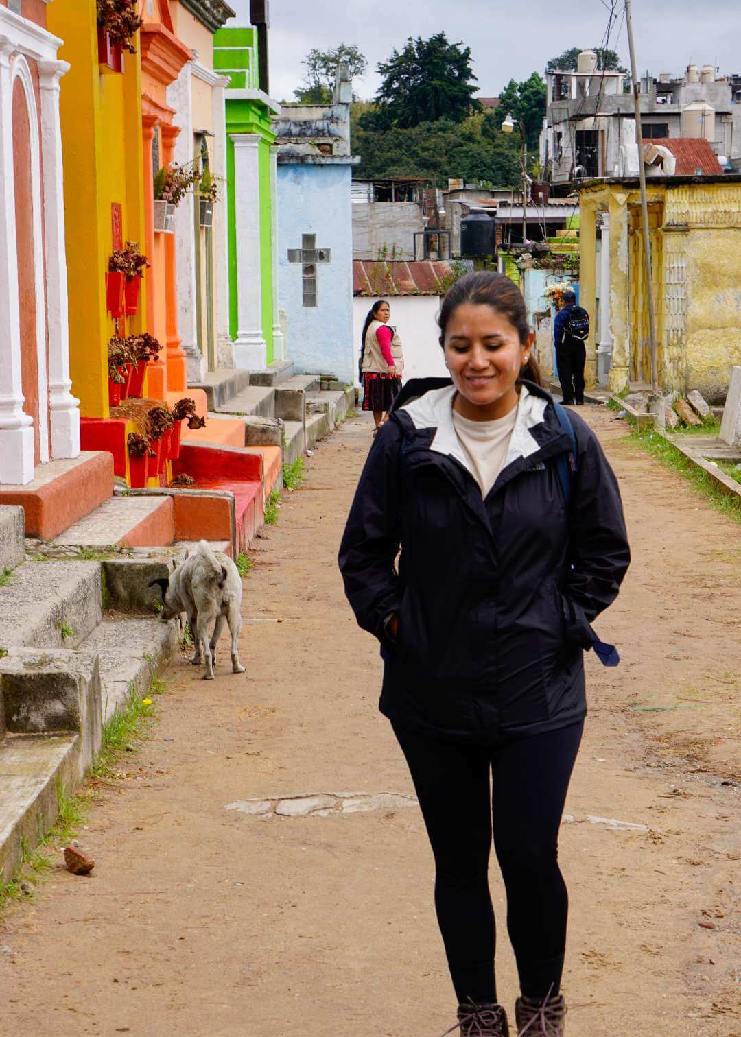 Diana en el cementerio de Chichicastenango