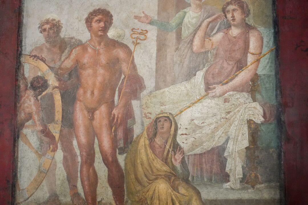 Pintura romana en Pompeya