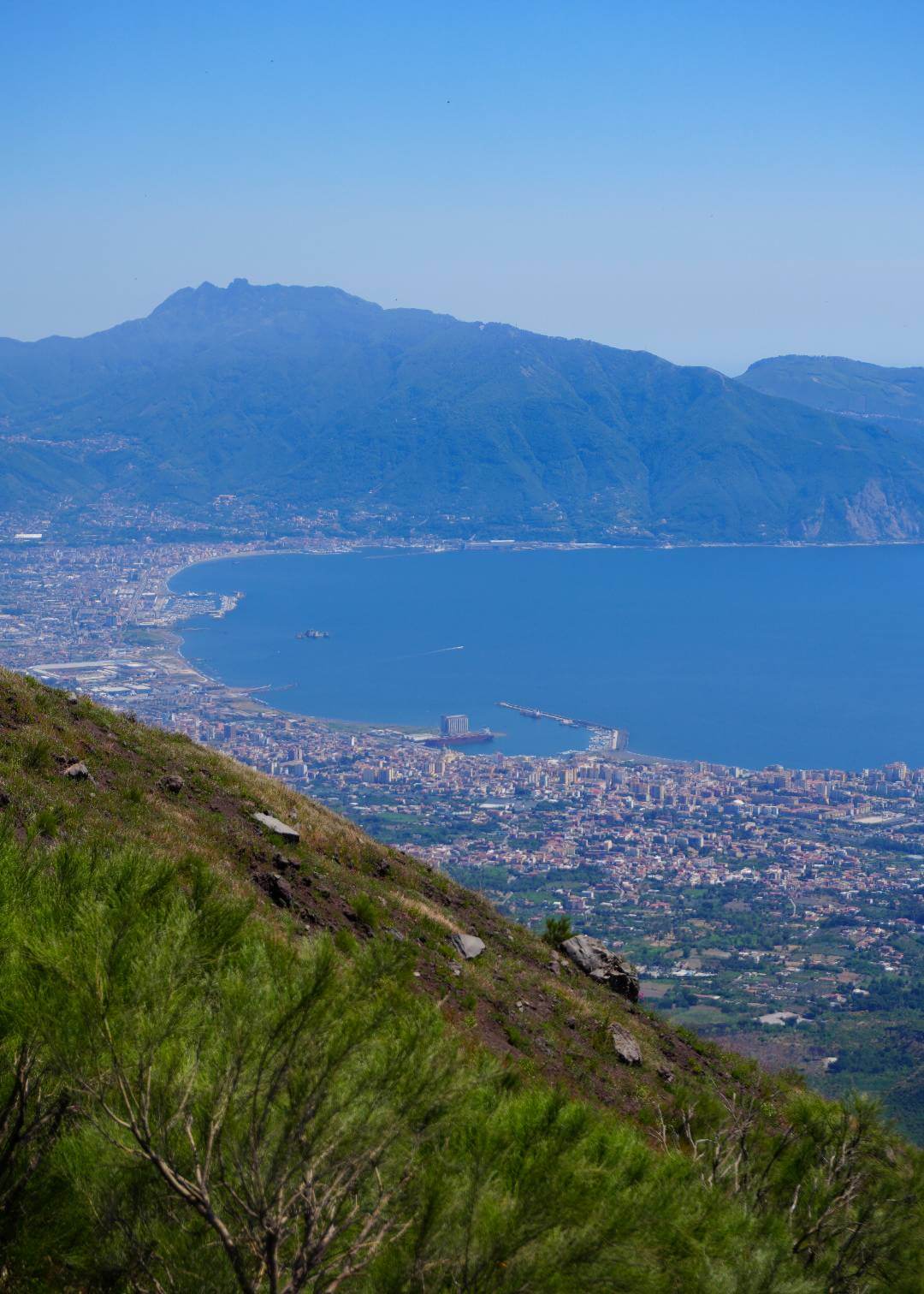 Vista desde el Monte Vesubio