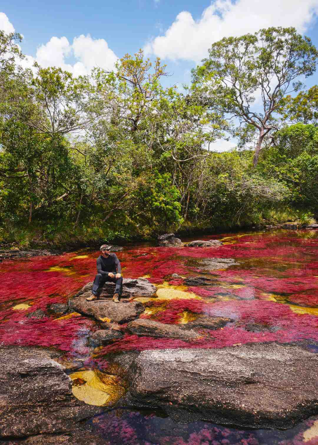 Mauricio en Caño Cristales