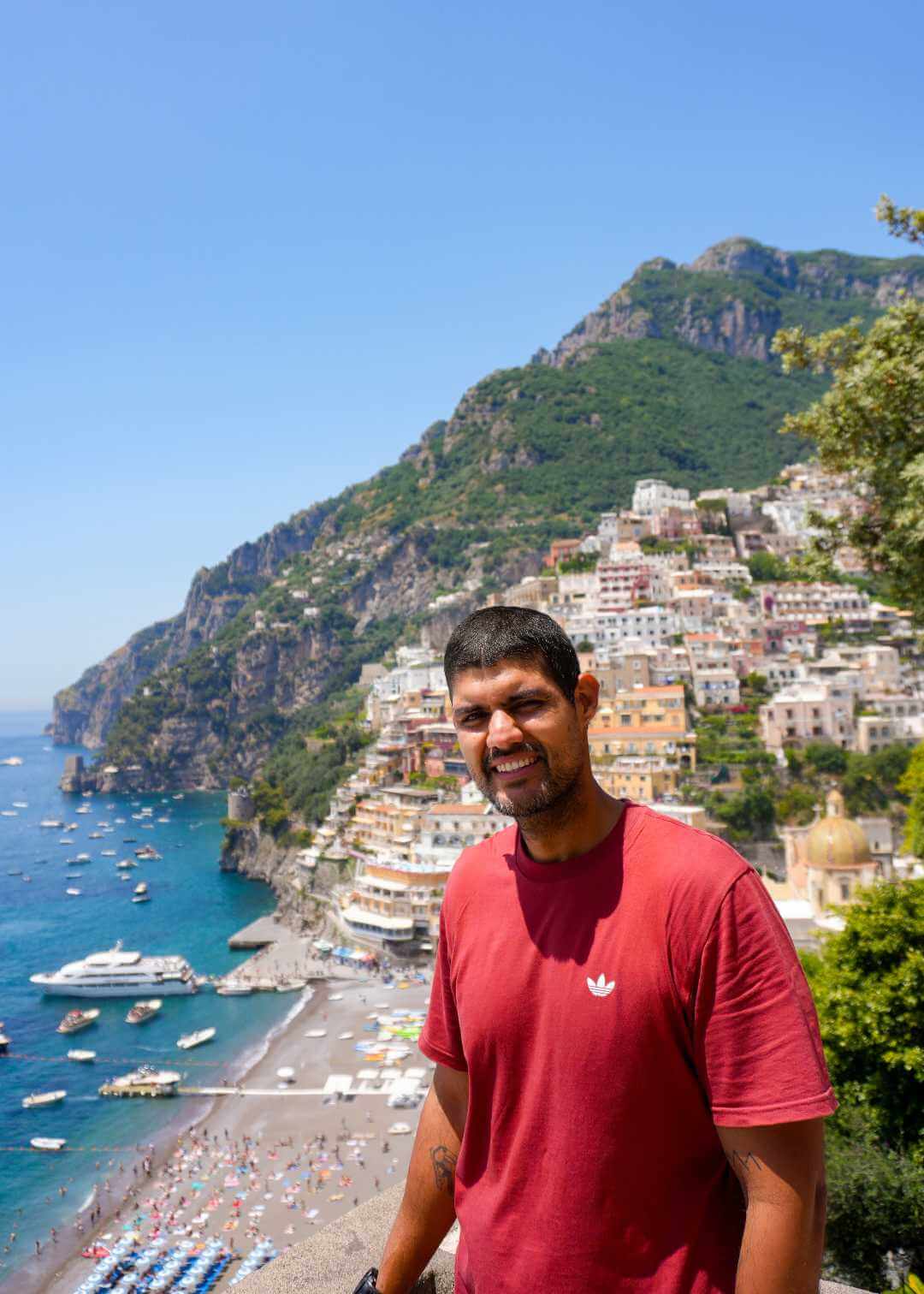 Mauricio en Positano