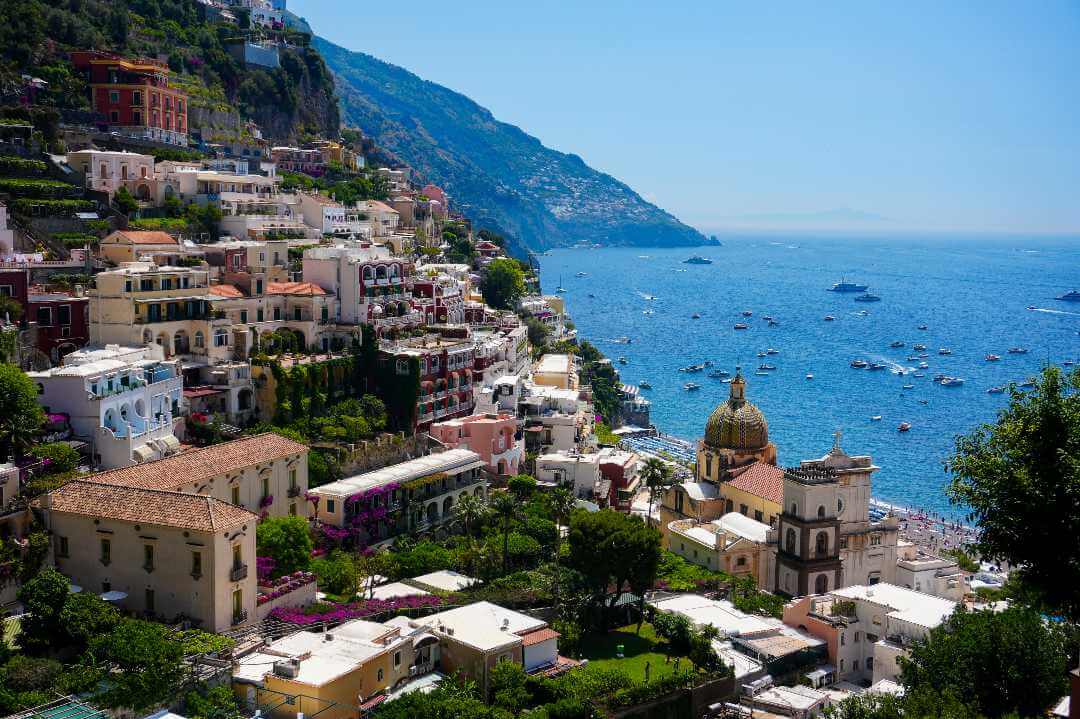 Vista panorámica de Positano