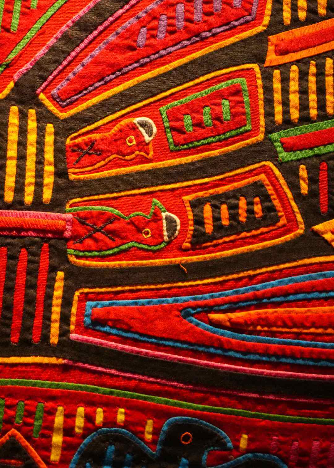 Mola del pueblo guna en Panamá