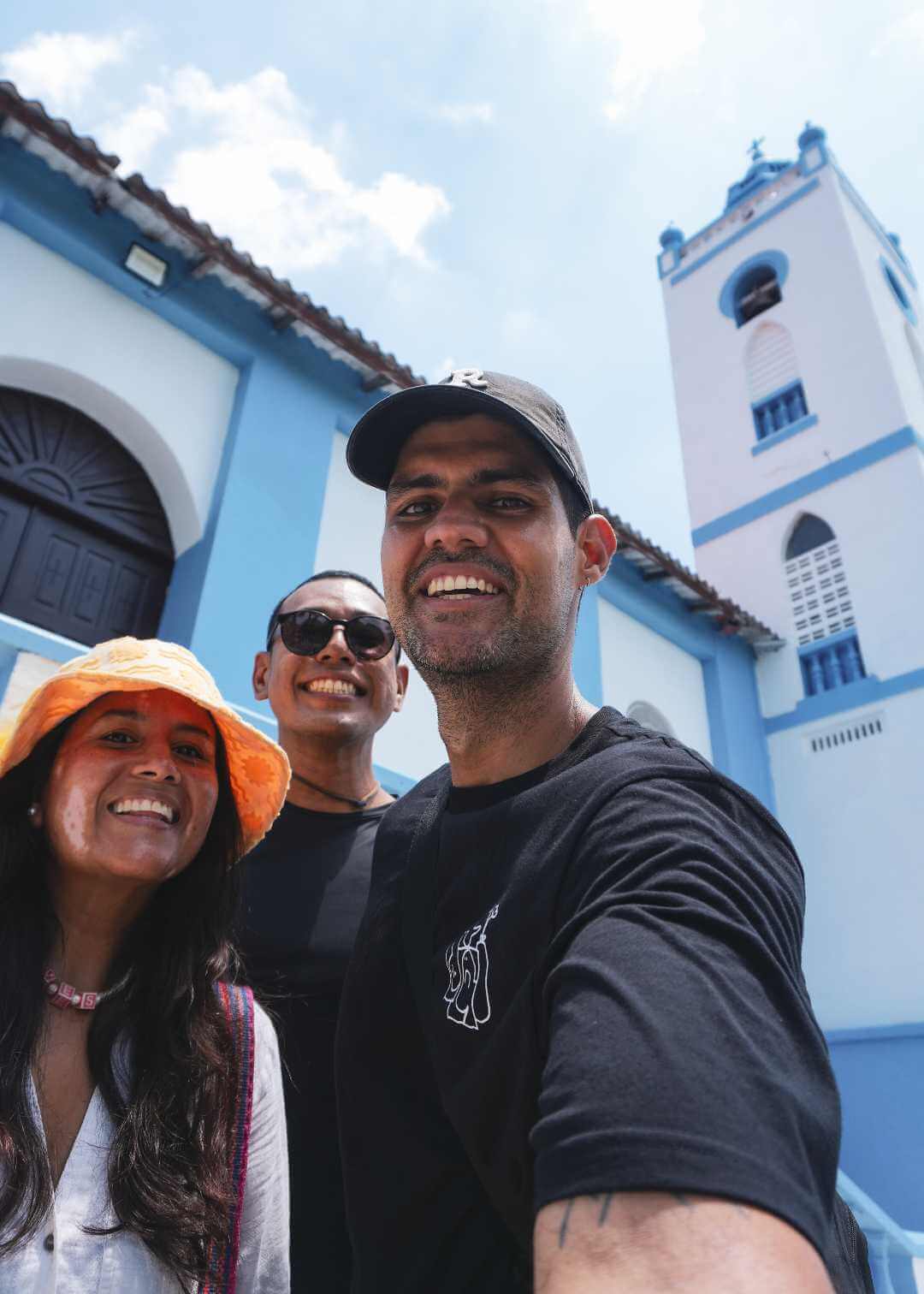 Diana, Xavier y Mauricio