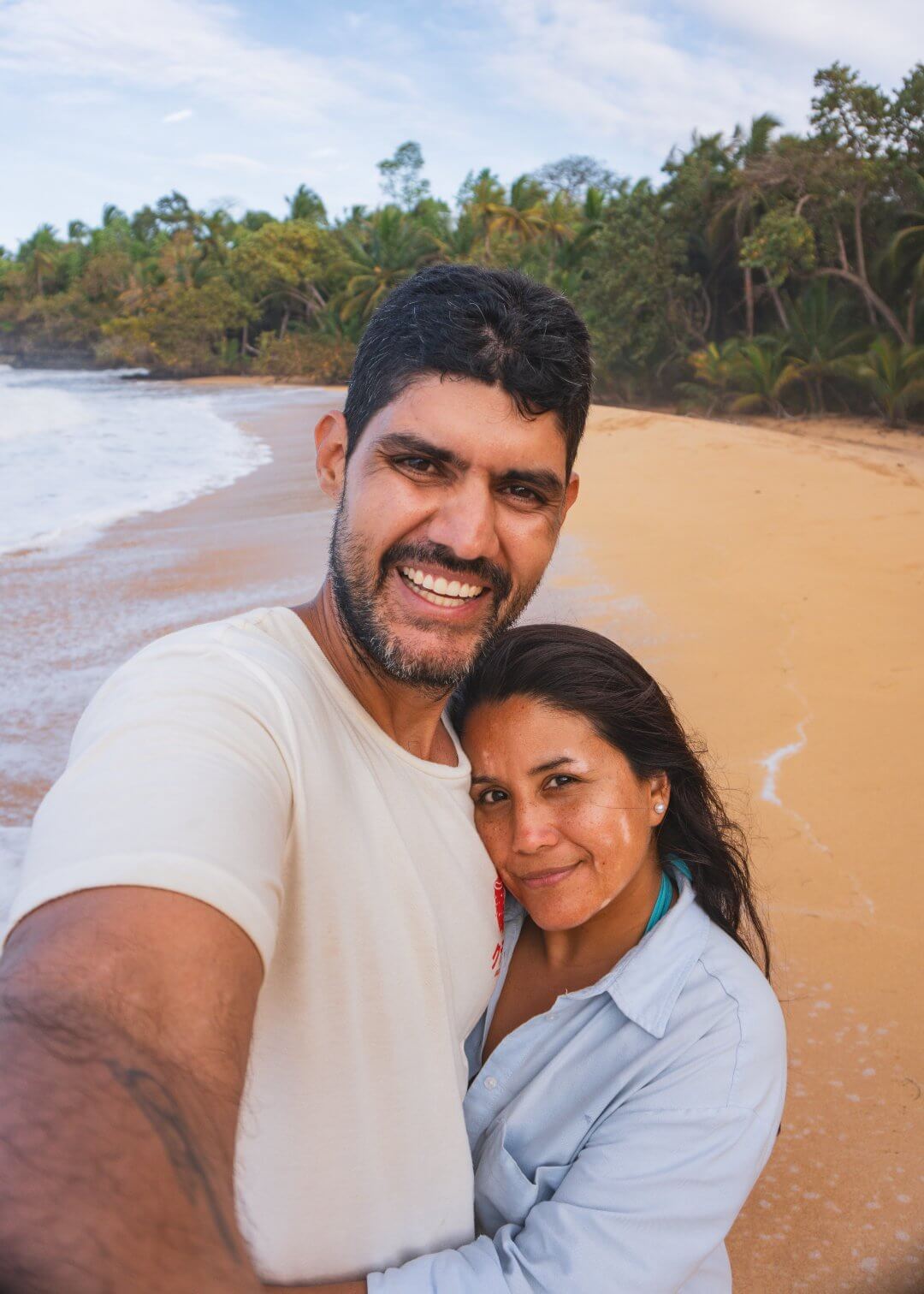 Equipo de Travelgrafía en Playa Bluff